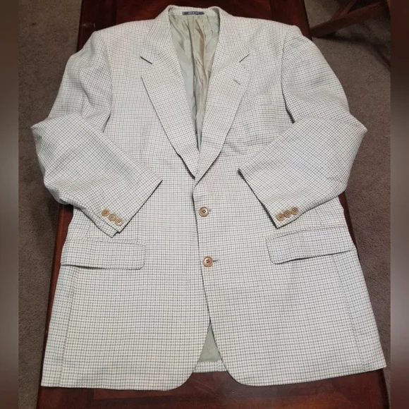Enrico Coveri Italian Men's Classic Checkered Blazer - Picture 3 of 15